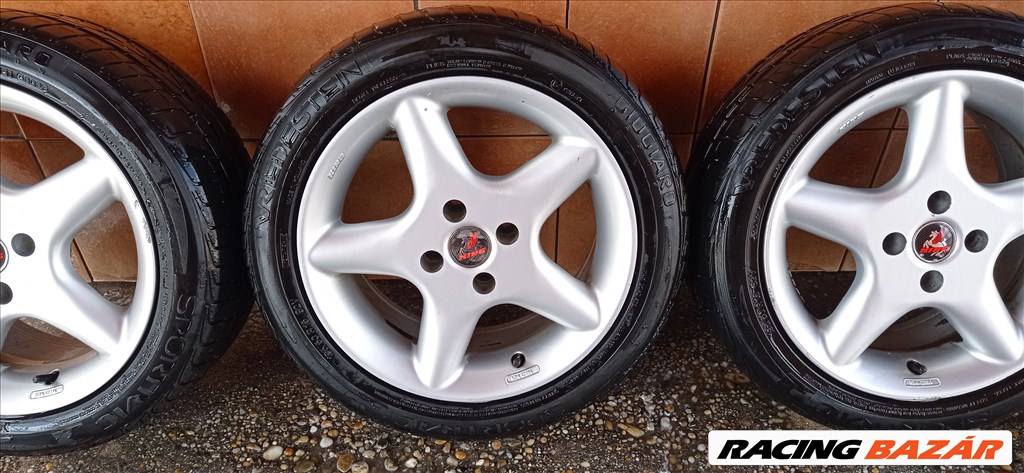 KING 15" ALUFELNI 4X100 NYÁRI 195/50R15 GUMIVAL OLCSÒN!!!! 4. kép