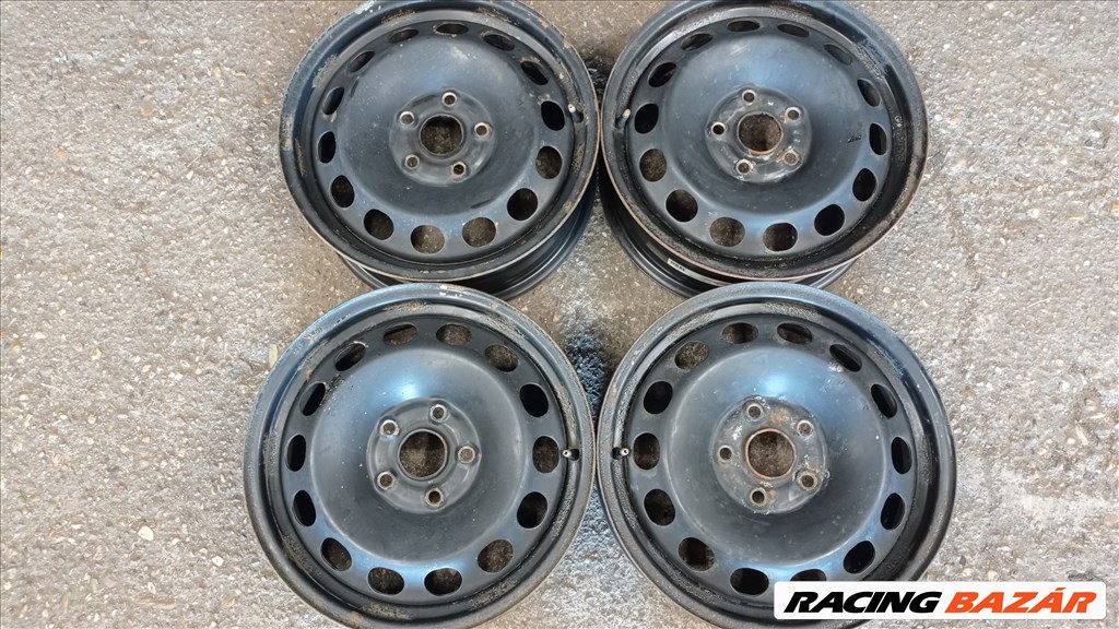  5x112 lyukosztású 6JJ 16" használt (gyári felni) lemezfelni 1. kép