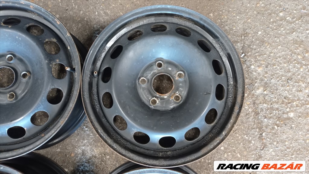  5x112 lyukosztású 6JJ 16" használt (gyári felni) lemezfelni 3. kép