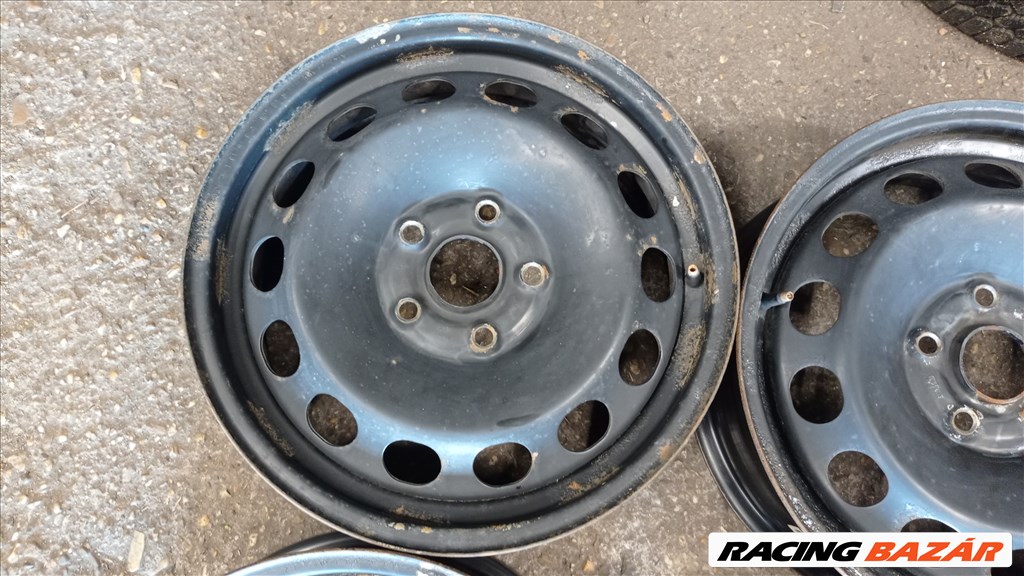  5x112 lyukosztású 6JJ 16" használt (gyári felni) lemezfelni 4. kép