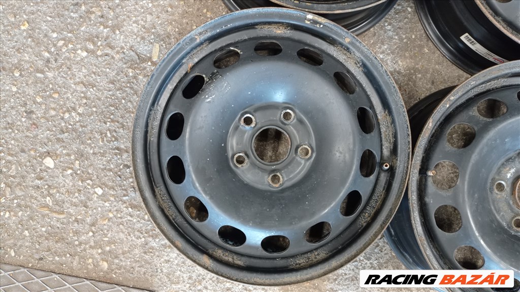  5x112 lyukosztású 6JJ 16" használt (gyári felni) lemezfelni 5. kép