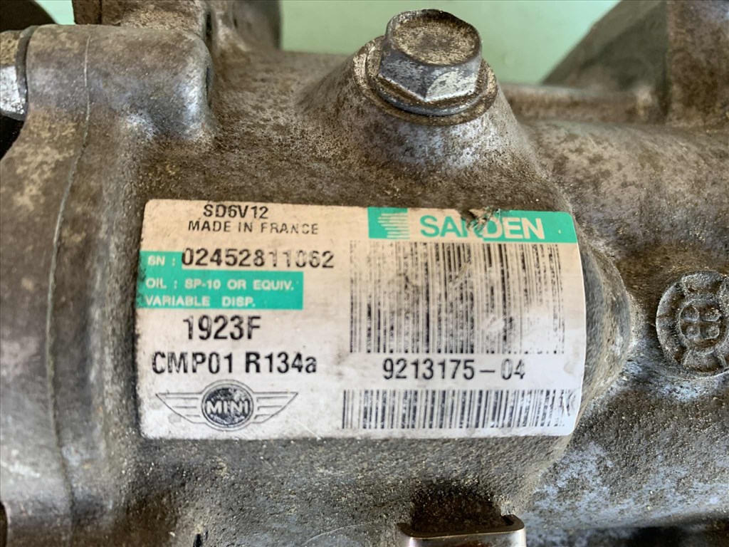 Mini 1.6D klíma klímakompresszor  9213175 921317504 3. kép
