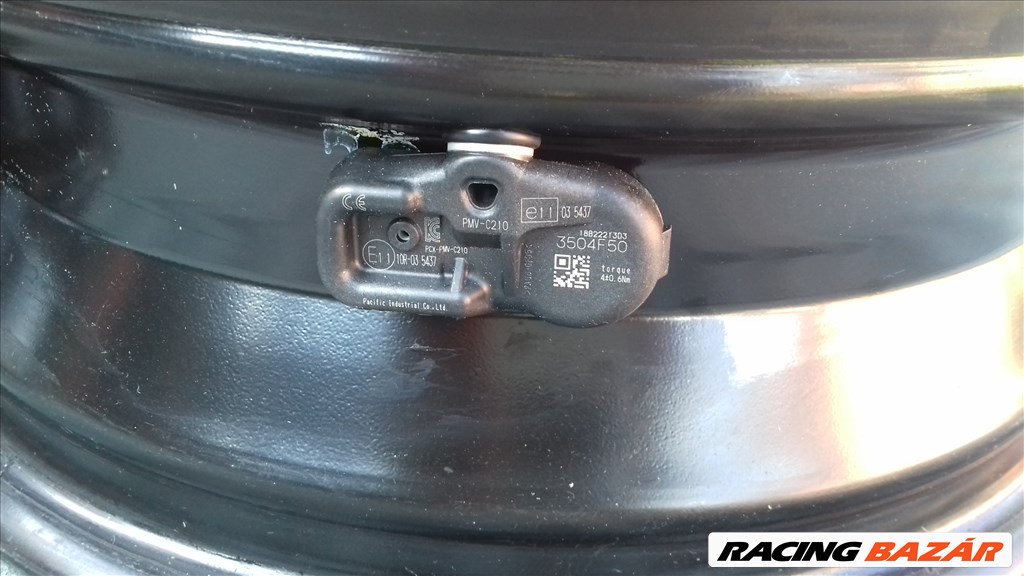  4x100 lyukosztású 5J 15" használt Toyota (gyári felni) lemezfelni + TPMS / Suzuki Kia Hyundai 2. kép