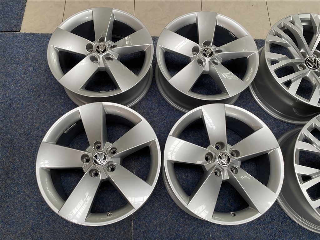 Skoda 17 gyári alufelni felni, 5x112, Kodiaq Superb  (3630) 3. kép