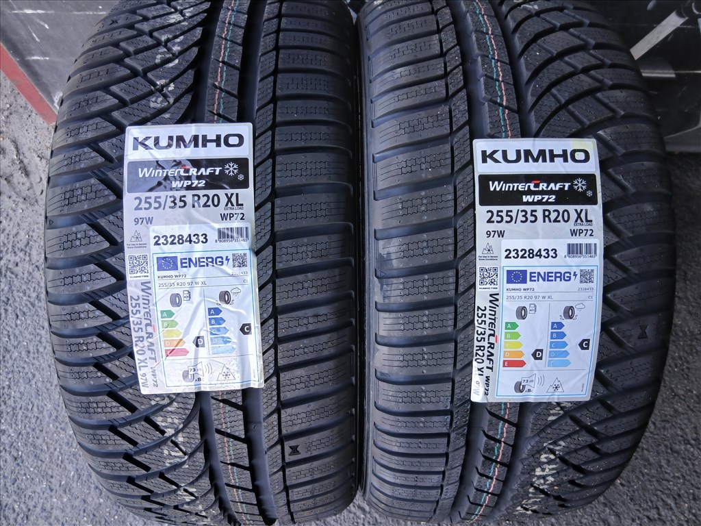  255/35R20" új Kumho téli gumi 2024 2db egyben eladó  1. kép