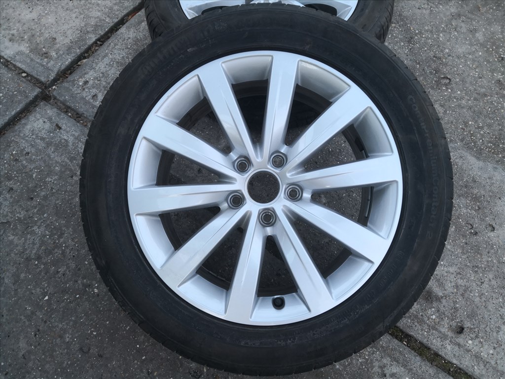 Volkswagen 17-es gyári alukerék 5x112-es 9. kép