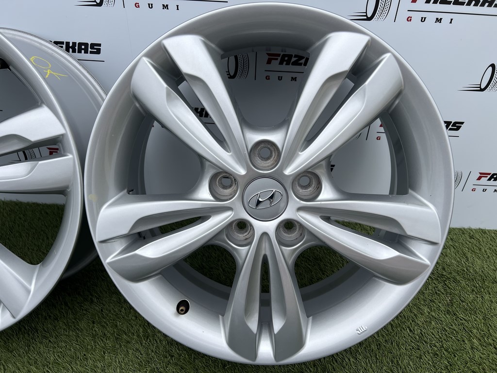 5x114.3 17" Hyundai gyári alufelni 6,5Jx17h2 ET48 6. kép