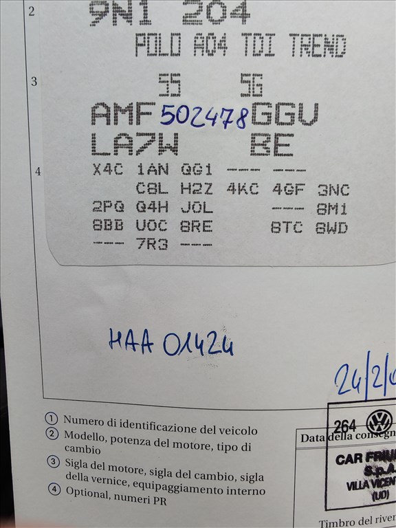 Volkswagen Polo IV 1.4 TDI 5 seb kézi váltó, GGU kóddal, 276384km-el eladó ggu5seb9n vw14tdi 5. kép