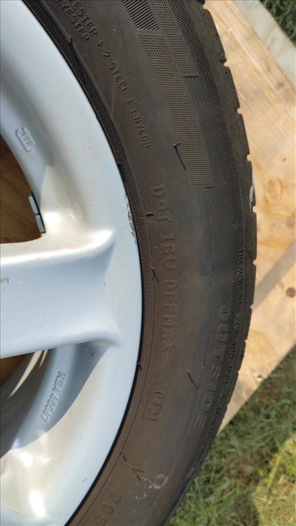  5x114.3 lyukosztású 16" használt Rial alufelni, rajta 205/55 újszerű nyári gumi 7. kép