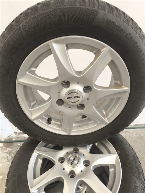 Continental Winter Contact 175/65R14 téli gumi ENZO 14" alufelnire szerelve eladó!  7. kép