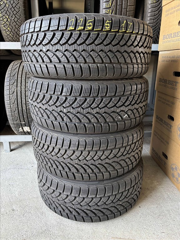225/50 r17 Bridgestone dot2220 7,5mm téligumi 4db 225/50r17 garnitúra 5. kép