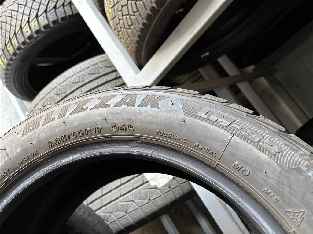 225/50 r17 Bridgestone dot2220 7,5mm téligumi 4db 225/50r17 garnitúra 6. kép