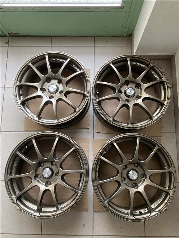  Yokohama Advan Racing RZII 5x112 lyukosztású 6,5JJ 16" ET35 használt alufelni 1. kép