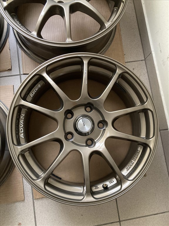  Yokohama Advan Racing RZII 5x112 lyukosztású 6,5JJ 16" ET35 használt alufelni 5. kép
