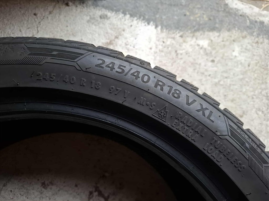  245/4018" használt Barum téli gumi gumi 3. kép