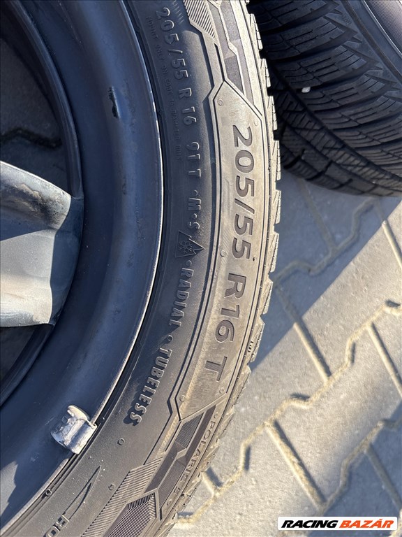 opel 16-os K astra J astra Mokka gyári lemezfelni téli gumival 5x105 2. kép