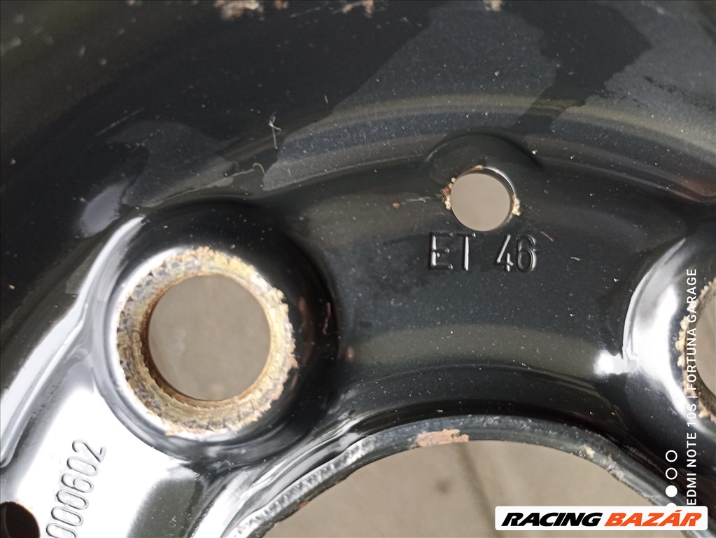 5x112 16" Mercedes használt lemezfelni garnitúra dísztárcsával (650) 9. kép