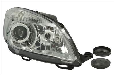 Skoda Fabia II. 2007-2014, Roomster 2010-2015 utángyártott új jobb első fényszóró 2H7 (motorral) TYC 5j1941018d