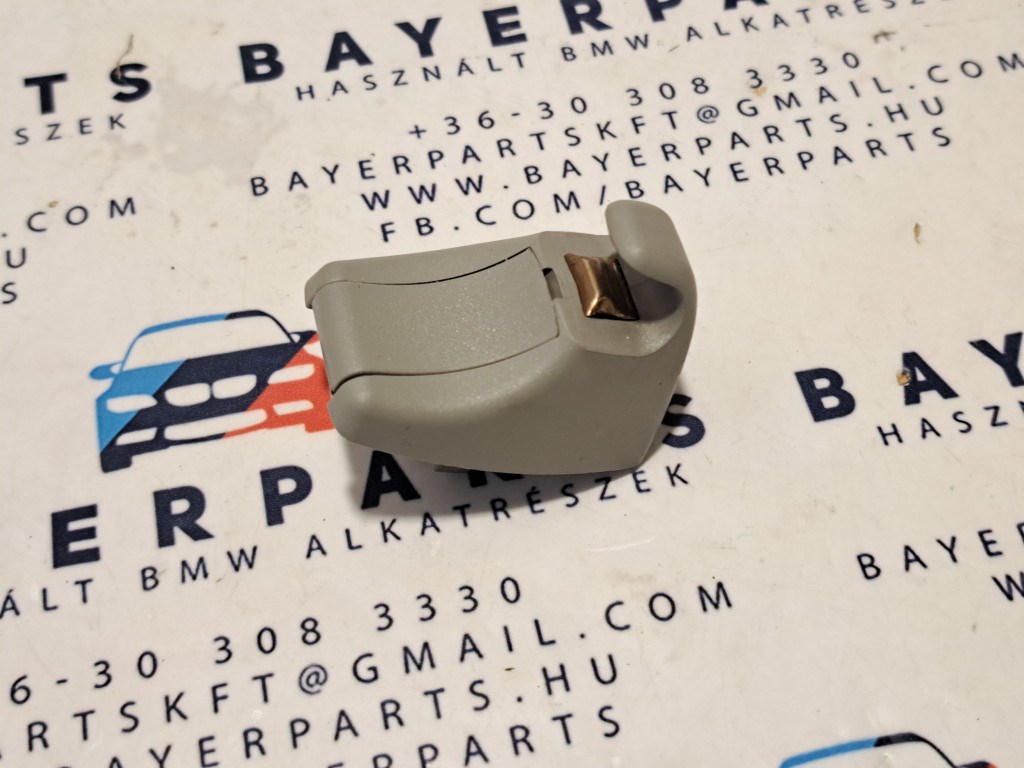 BMW E81 E82 E87 F45 F46 E92 F30 F31 F34 F35 F80 F32 F36 F82 E60 F10 F06 F13 F01X1 X3 X4 X5 X6 sedan touring szürke napellenzõ rögzítõ tartó fül konzol tetõkárpit 1. kép