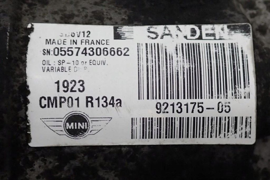 Mini Countryman R60 1.6D klímakompresszor 9213175 3. kép