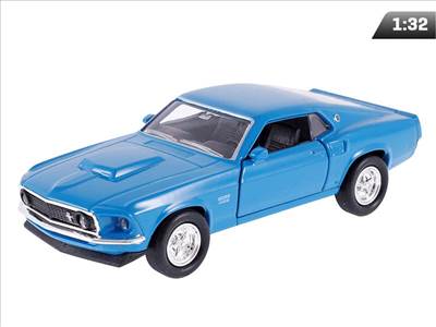 1:34-es modell, 1969 FORD Mustang Boss 429, kék (A876FMB4N)