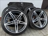  5x120 lyukosztású 19" használt felni, rajta 235/40 használt Michelin nyári gumi gumi 