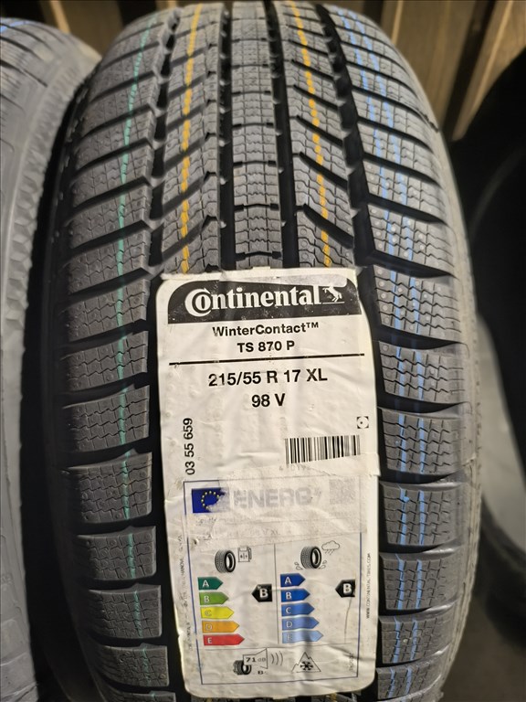 215/55R17 ÚJ Continental téli gumi garnitúra 215/55 r17 5. kép