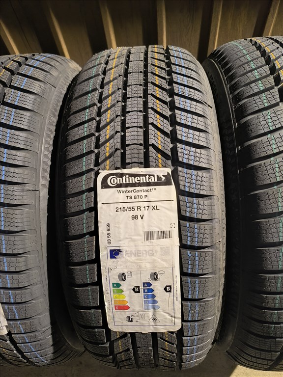 215/55R17 ÚJ Continental téli gumi garnitúra 215/55 r17 3. kép