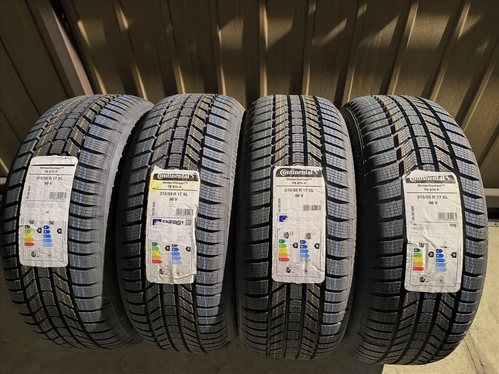 215/55R17 ÚJ Continental téli gumi garnitúra 215/55 r17 1. kép