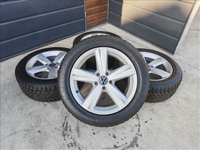 17" 5x112 VW gyári alufelni szett téligumikkal!