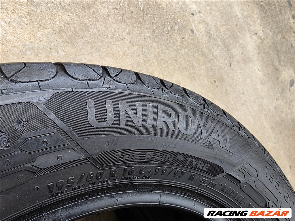 195/60R16C Uniroyal gumi 2db nagyon jó állapotban olcsón eladó! 3. kép