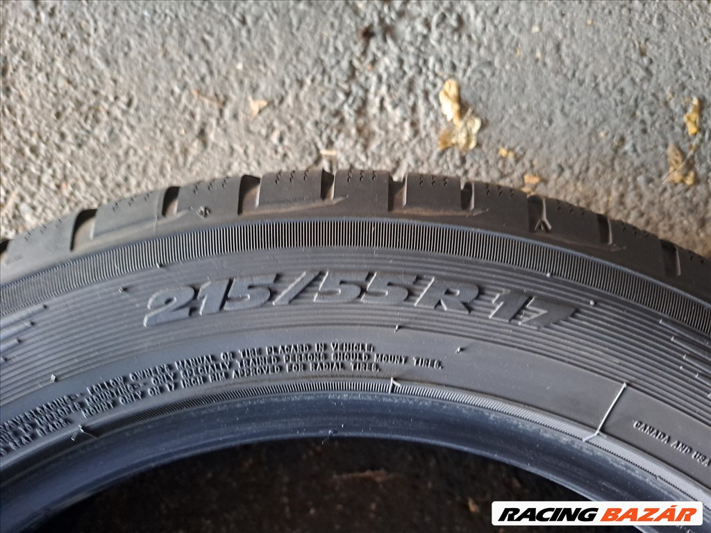 4db 215/55 R17 TOYO Snowprox (peremvédős) Újszerű téli gumi eladó!  ára 15000Ft/db 7-8mm minta  8. kép