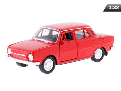 Skoda 100 modellautó 1:32 - piros