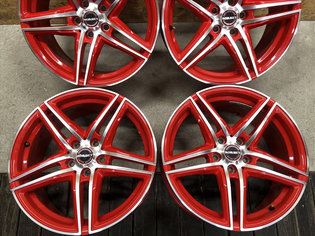 18 colos alufelni Borbet 5x112 VW, Mercedes, Audi 18 col 4. kép