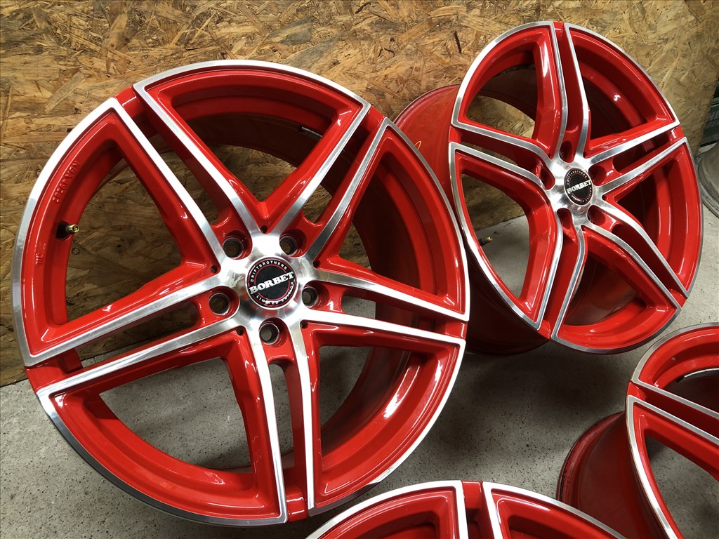 18 colos alufelni Borbet 5x112 VW, Mercedes, Audi 18 col 5. kép