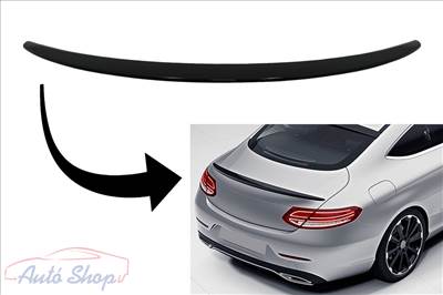  Mercedes C-osztály Coupé C205 Fényes fekete Csomagtartó spoiler toldat (2014-2019) modellekhez