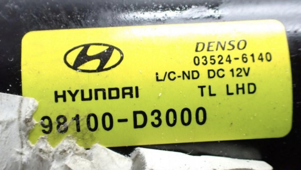 Hyundai Tucson (TL) ablakemelő szerkezet motorral 98100-D3000 3. kép