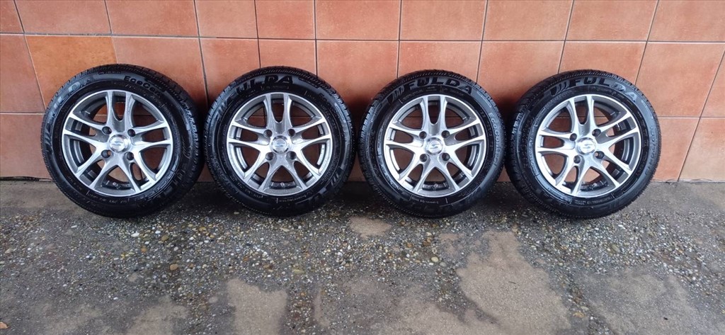 SUZUKI SWIFT 13" ÚJ ALUFELNI 4X114,3 NYÁRI 155/70R13 GUMIVAL OLCSÒN!!! 1. kép