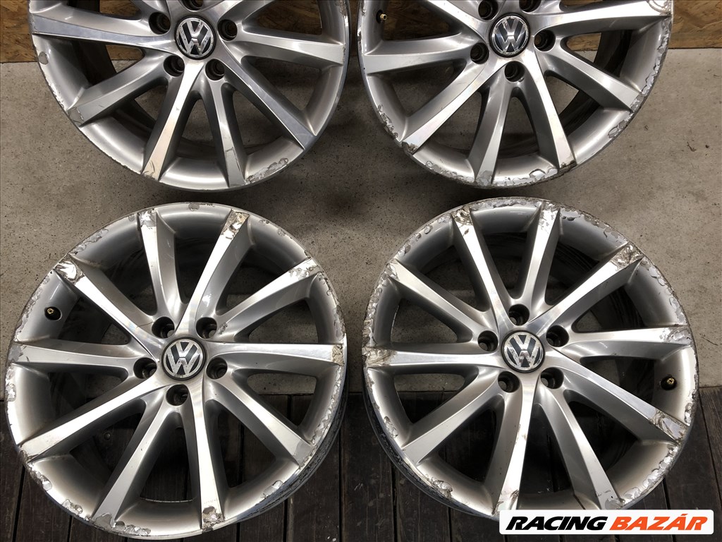 18 colos gyári VW Passat alufelni 18 col 5x112 5. kép