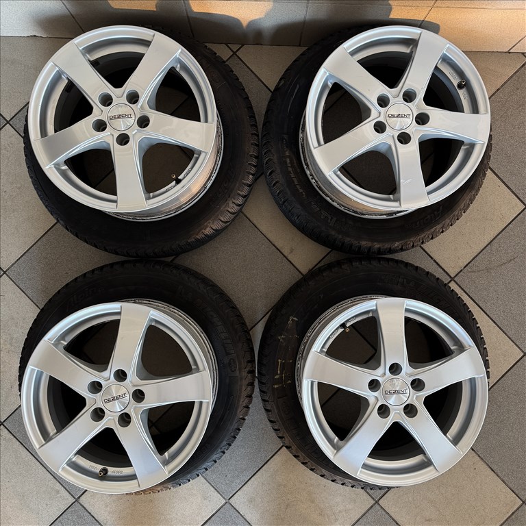 5x100 Dezent 6x15" ET38 ⌀63,3 használt alufelni garnitúra 5. kép