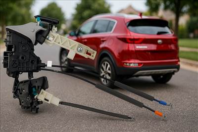 Kia Sportage QL / Stinger / Sorrento / Telluride bal hátsó ajtózár 81410d9500 81410j9800