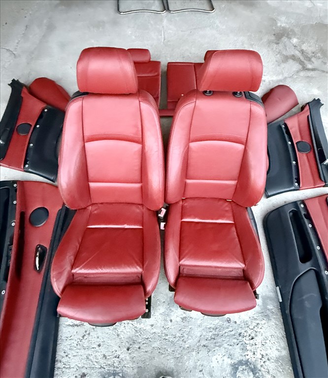 BMW e92 bőrbelső piros 2. kép
