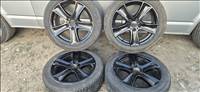 5x120 lyukosztású 18" gyári  alufelni, rajta 235/50 használt Hankook négyévszakos gumi