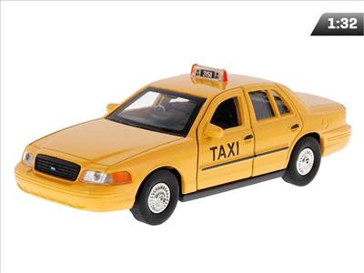 1:34-es modell, 1999 Ford Crown Victoria Taxi, sárga (A880FCVTZ)
