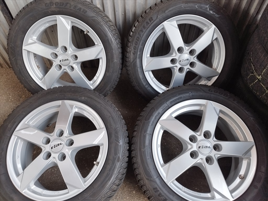  5x112 r16 RIAL alufelnik 205 55 r16 téligumi Vw, Skoda, Seat, Audi télikerék 1. kép