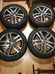  16" használt (VW Atlanta gyári) alufelni, 205/55 használt Pirelli téli gumival 