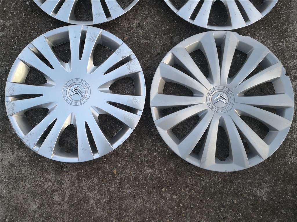 Citroen 16-os gyári dísztárcsa 3db 3. kép