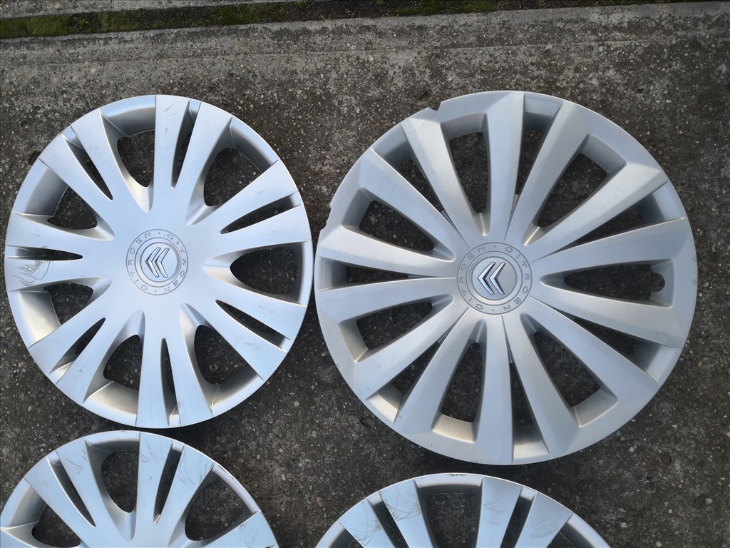 Citroen 16-os gyári dísztárcsa 3db 4. kép