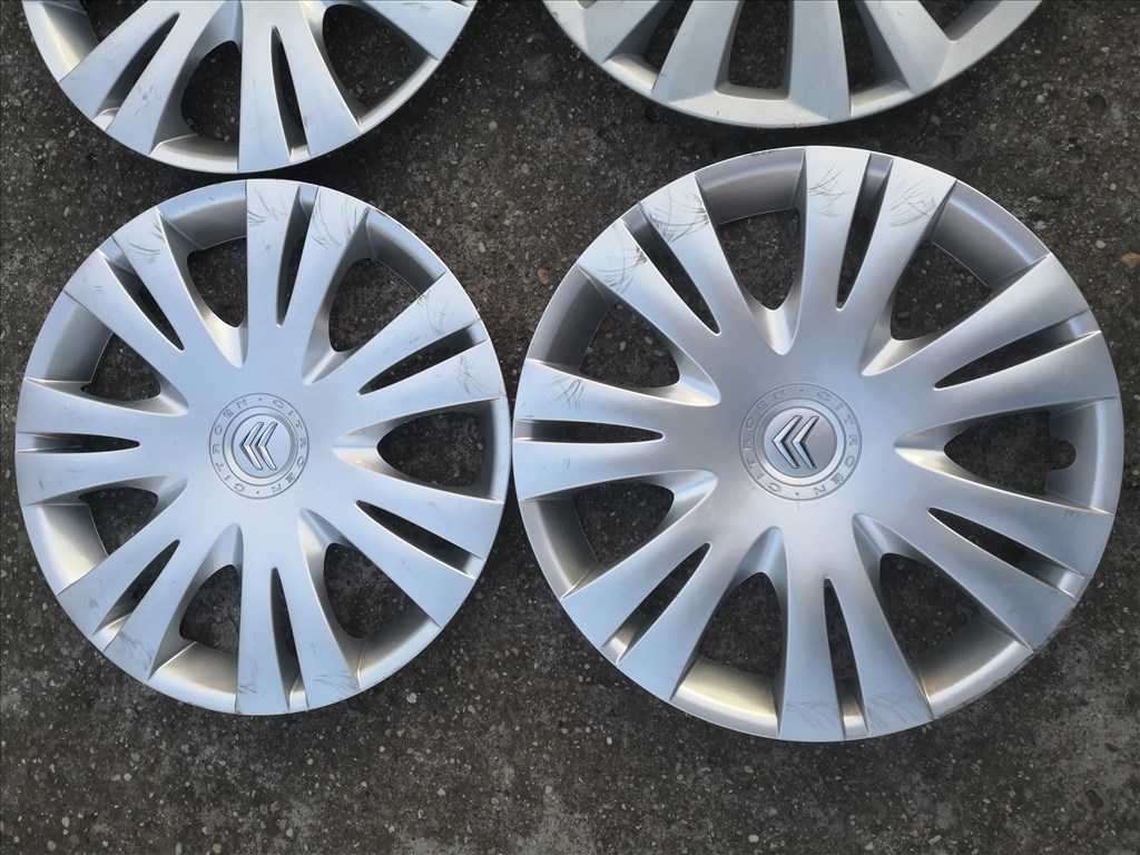 Citroen 16-os gyári dísztárcsa 3db 5. kép