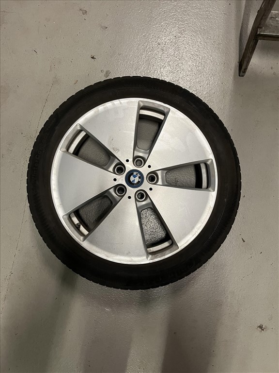  19" használt alufelni, rajta 155/70 használt Continental téli gumi gumi  1. kép